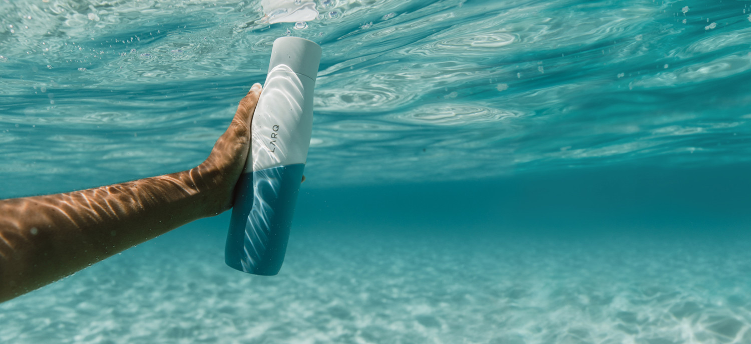 LARQ Bottle Movement underwater