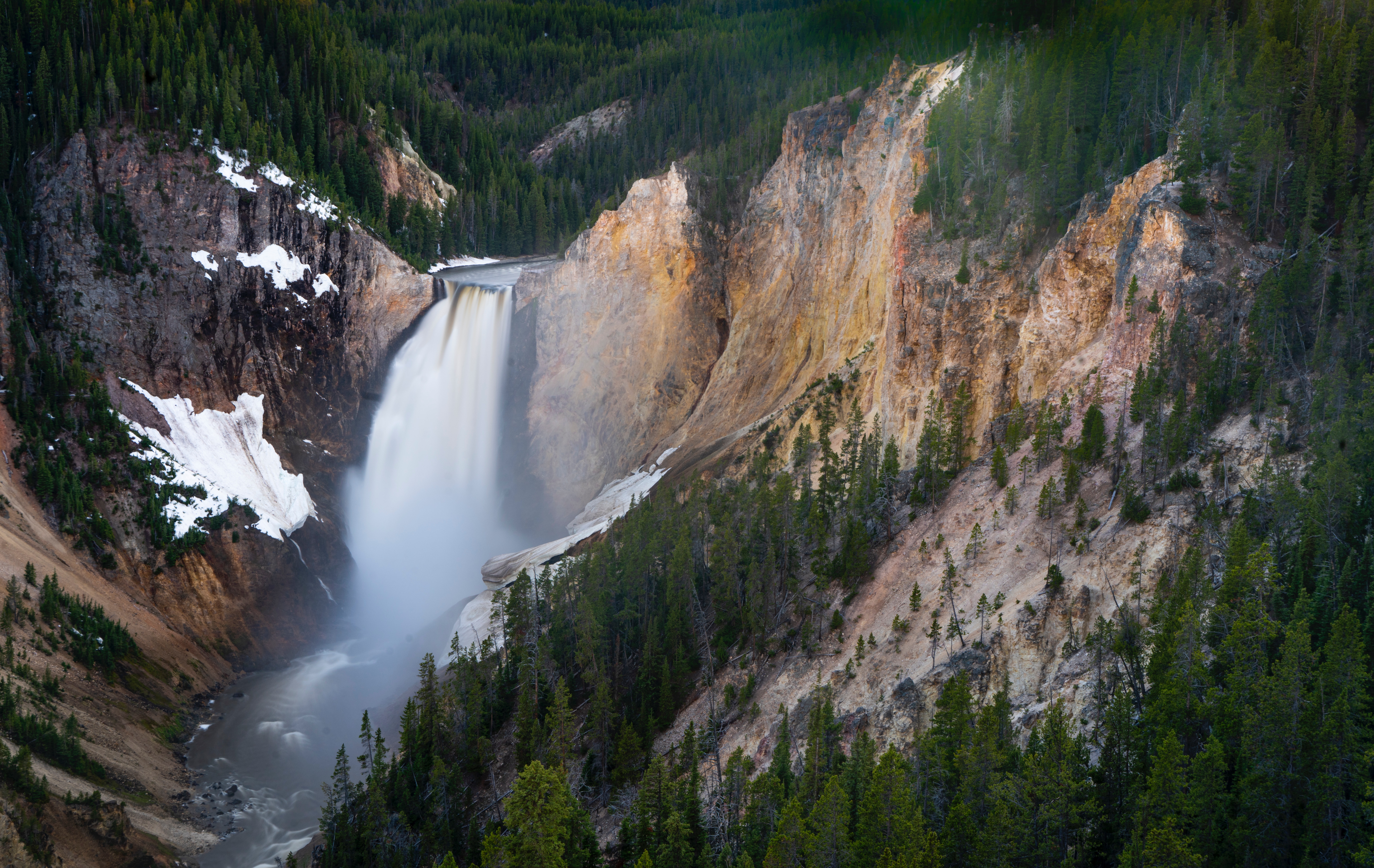 Yellowstone National Park Grand Canyon Waterfall