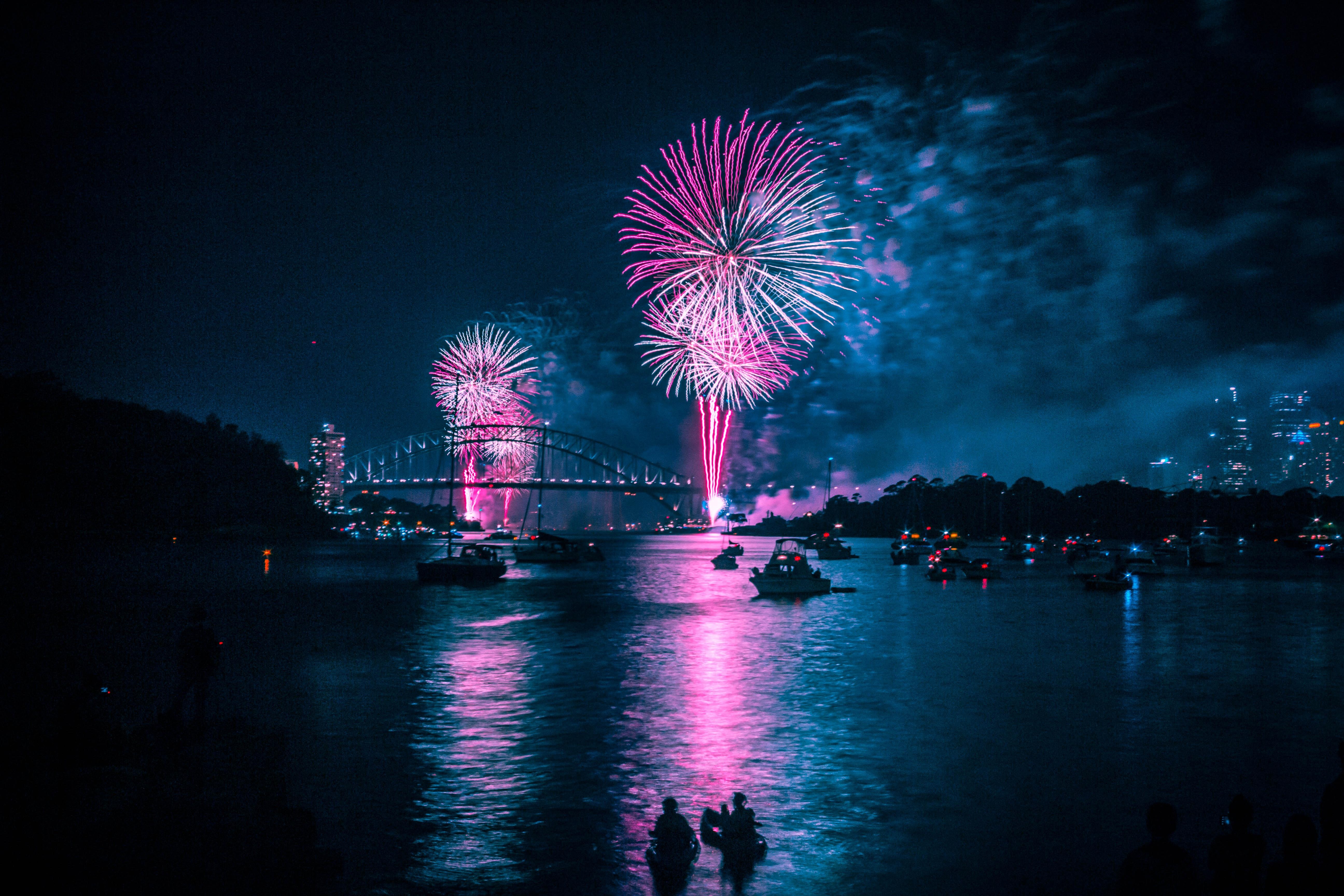 New year's fireworks in Sydney, Australia